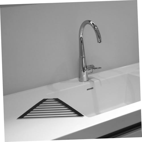 Triangular Stainless Steel Sink Draining Rack for Dishes - Image 6