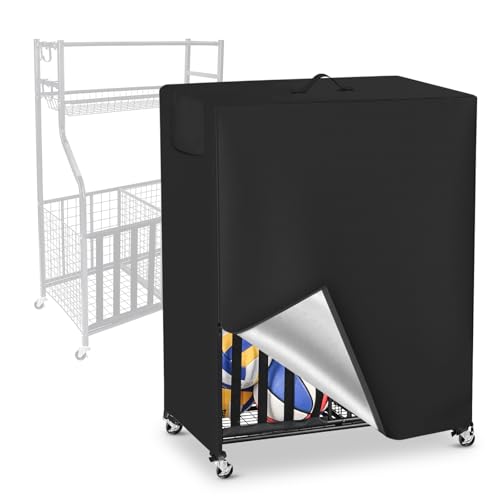 Basketball Rack Cover Garage Sports Equipment Organizer - Image 2
