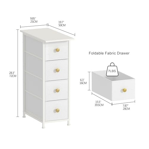 GiftGo Narrow Dresser Cabinet Vertical Slim Dresser Chest - Image 4