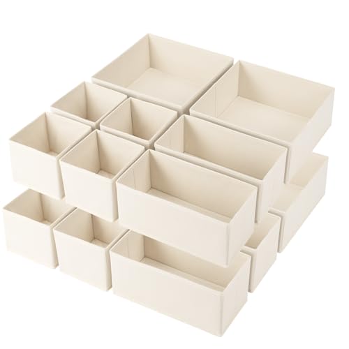 Criusia Drawer Organizer Clothes,16 Pack Underwear Drawer - Image 2
