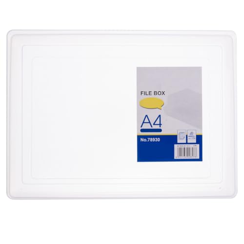 Transparent Pp File Storage Box A4 12.59 X 9.25 X 2.51 in - Image 7