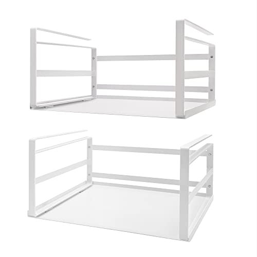 Under Shelf Basket 2 Pack, Cabinet Storage Organizer, 13.4" White - Image 2