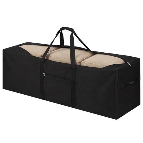 1 Pcs 56 x 24 x 24 Inch, 528 L Large Storage Duffle Bag Black - Image 2