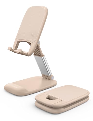 Lamicall Khaki Phone Holder for Desk, Cellphone Stand - Image 2