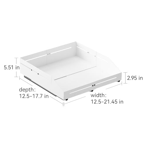 Pull Out Cabinet Organizer 12.5"-17.7"D&12.5"-21"W R | Pull Out Organi - Image 3