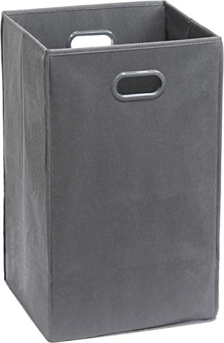Simple Houseware Foldable Closet Laundry Hamper Basket, Dark Grey - Image 2