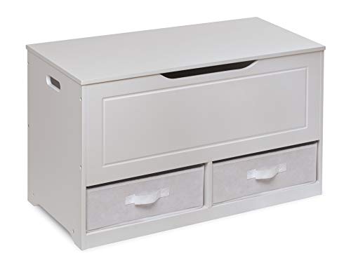 Badger Basket Toy Box and Storage Bench - Chest and Seat Combo - Image 2