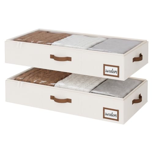 StorageWorks 6 Inch Low Profile Under Bed Storage Containers - Image 2