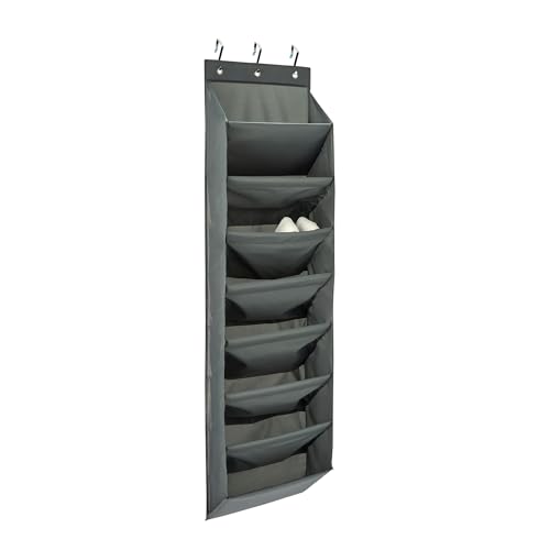 Amazon Basics 8 Tier Over the Door Shoe Organizer, L | All Products - Image 2
