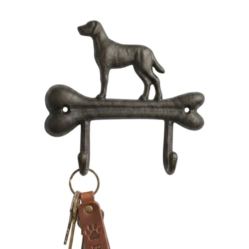 Comfy Hour 7" Heavy Duty Cast Iron Dog Wall Hook | Laundry & Clothing - Image 2