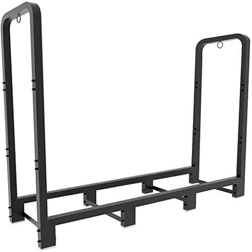 4ft Outdoor Firewood Rack, Upgraded Adjustable Heavy Duty - Image 4