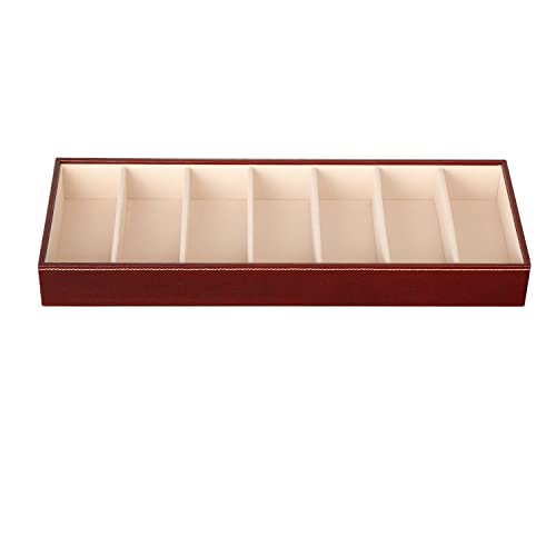 J JACKCUBE DESIGN 7 Slot Sunglasses Organizer, Leather Eyeglass - Image 5
