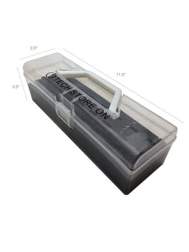 Plastic USB Drive Organizer Case, 24 Slots with Handle - Image 3