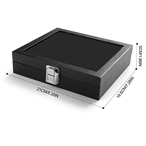 Barelove Jewelry Rings Storage Organizer Case, Black - Image 4