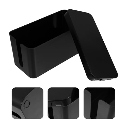 Cable Management Box Plastic Cord Organizer with Detachable Cover - Image 4