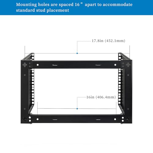 RackPath 6U Wall Mount Network Rack - Patch Panel Bracket - Image 5