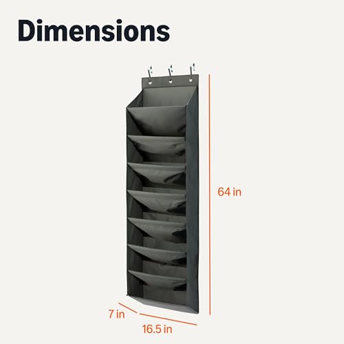 Amazon Basics 8 Tier Over the Door Shoe Organizer, L | All Products - Image 6
