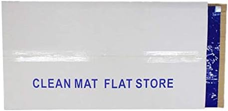 Cleanroom Adhesive/Sticky/Tacky Mat 18" x 36" White (5 Pads of 30 Sheets) 5 Pads, 150 Sheets per Box. Each pad 30 Sheets