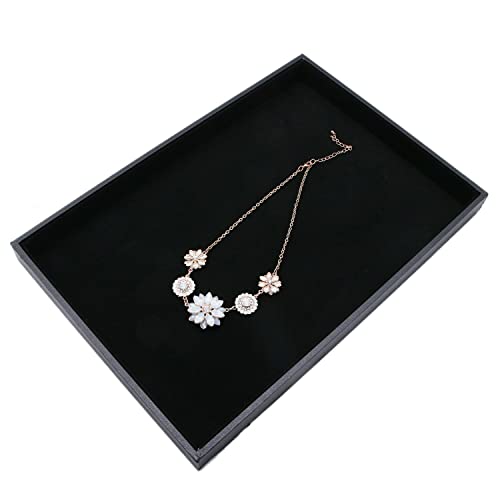 Black Velvet Stackable Jewelry Tray Showcase Display | Jewelry Organiz - Image 3