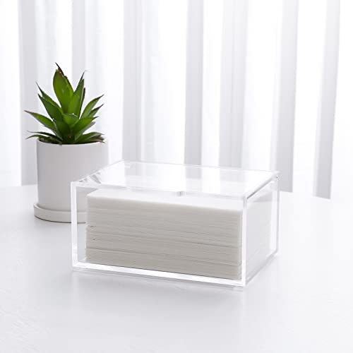 Acrylic Dryer Sheet Holder, Dryer Sheet Dispenser with Lid, Clear - Image 3