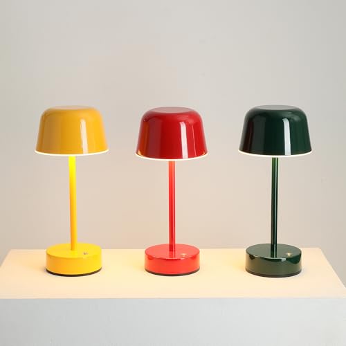 Rechargeable Cordless Mushroom Small Table Lamp with USB Port - Image 7