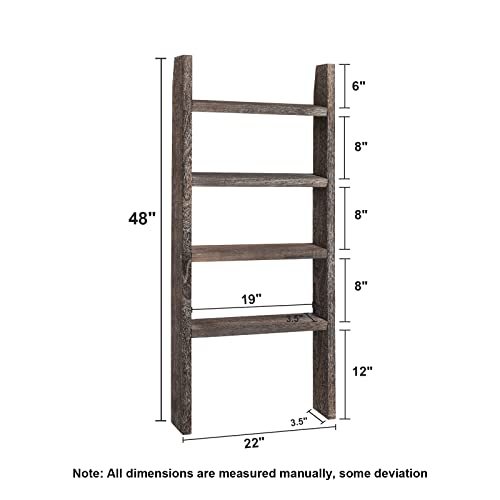 KIAYACI 4-Tier Blanket Ladder Shelves Farmhouse Decorative - Image 3