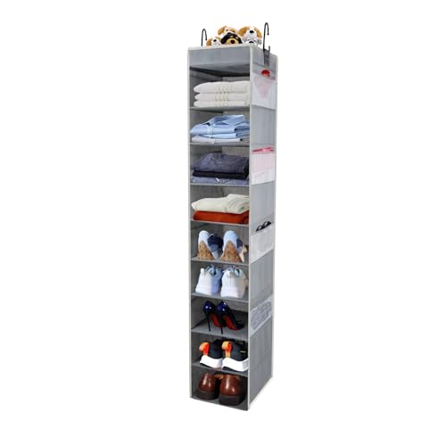 Large-Sized Hanging Shoe Organizer 10-Shelf, Sturdy Hanging - Image 2