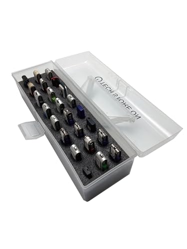 Plastic USB Drive Organizer Case, 24 Slots with Handle - Image 7