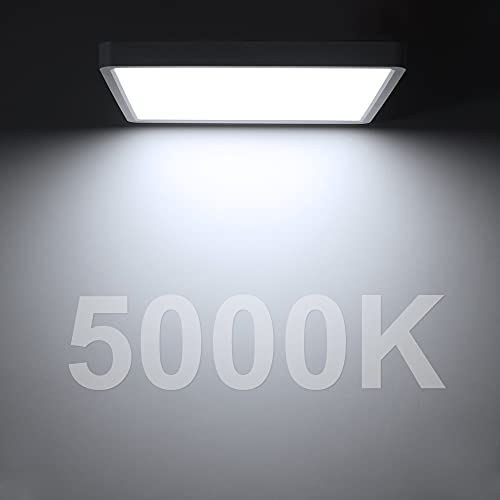 LED Flush Mount Ceiling Light Fixture, 5000K Daylight White - Image 5