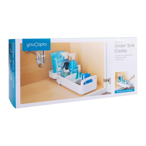 YouCopia RollOut Caddy Rolling Storage Bin with 2 - Image 5