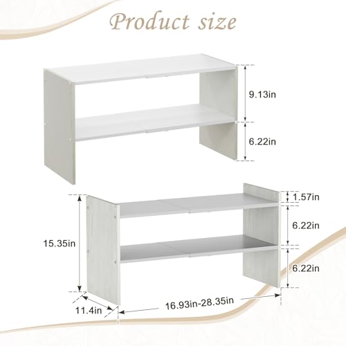 X-cosrack 2 Pack 2-Tier Shoe Rack Organizer for Closet - Image 4
