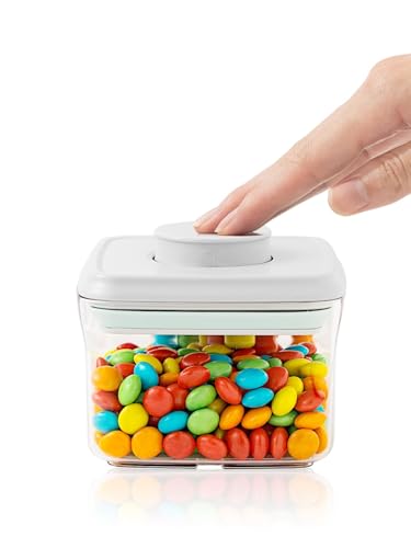 Small Airtight Container, 0.3Qt Mini Snack Jar with Pop-Top Lid - Image 2