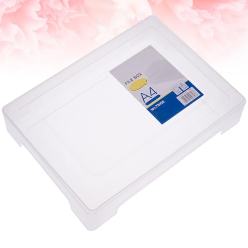 Transparent Pp File Storage Box A4 12.59 X 9.25 X 2.51 in - Image 3