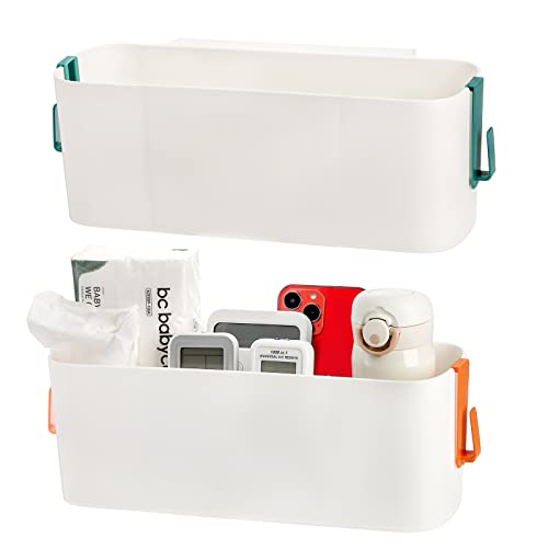 Yopay 2 Pack Bedside Caddy Organizer, Plastic Bunk Bed Shelf - Image 2