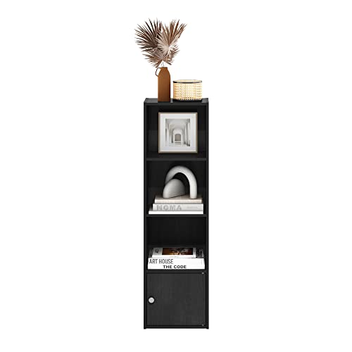 Furinno Luder Shelf Bookcase with 1 Door Storage Cabinet - Image 6