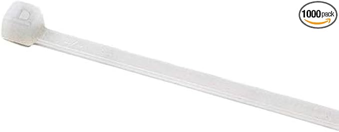 Hellermann Tyton 1000 Pack Cable Tie 4" Long UL Rated 18lb Tensile Strength - T18R9M4