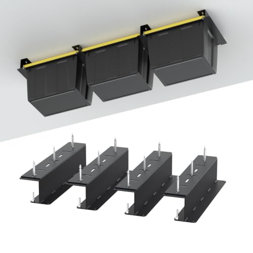 Garage Ceiling Storage Bin Rack Connectable Overhead Tote - Image 2