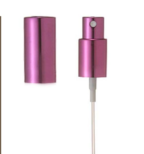 Luxury Clear Glass Diamond Shaped 60 ml. (2oz.) Spray Perfume Bottle. Fine Mist Purple Perfume Cologne Atomizer for Essential Oil Aromatherapy Perfume Cologne Refillable (2 oz. 288 Bottles, Purple)