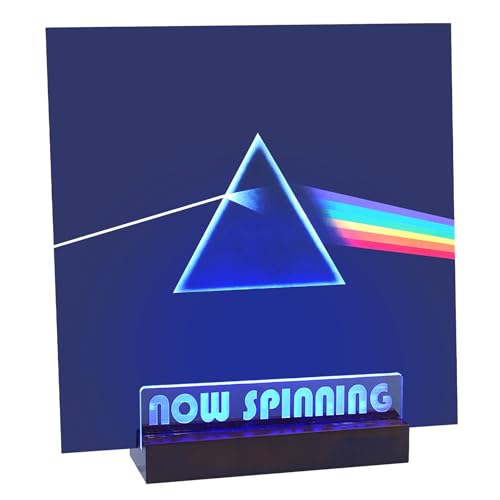 Now Spinning Vinyl Record Stand - Lighting Storage Holder - Image 2