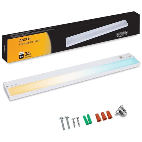 Ansen Hardwired Under Cabinet Lighting, 24in 18W LED Light - Image 2
