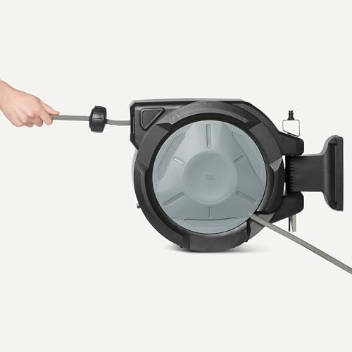 Amazon Basics Retractable Garden Hose Reel, 130 Foot - Image 5