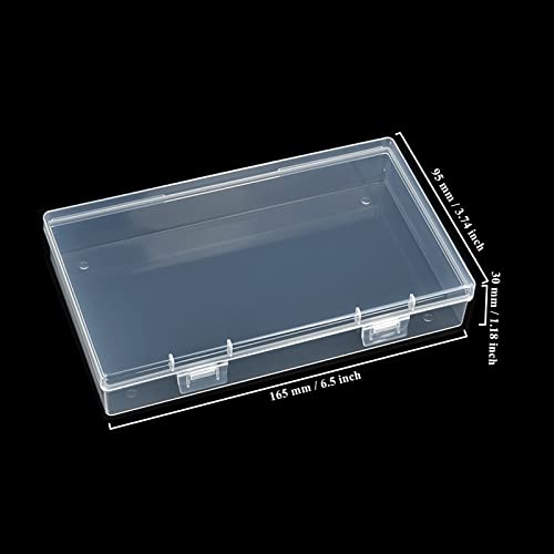 8 Pack Rectangular Clear Plastic Storage Containers - Image 3