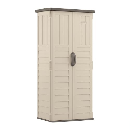 Suncast Vertical Outdoor Storage Shed with All-Weather - Image 2