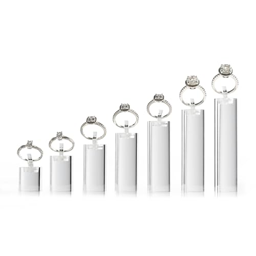 Oirlv Jewelry Display Stand Ring Showcase Transparent Acrylic 7 - Image 2