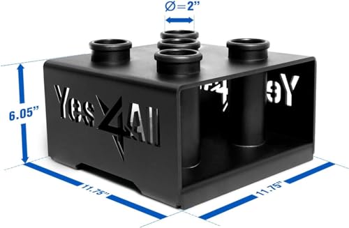Yes4All Vertical Storage Rack, Home Gym Organizer - Image 3