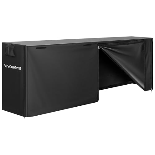 VIVOHOME 8ft Waterproof Log Rack Cover, Heavy Duty 600D - Image 4