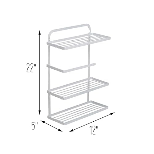 Honey-Can-Do 3-Shelf Cabinet Door Organizer with Paper - Image 3