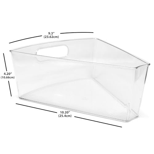 Kitchen Spaces Lazy Susan Deep Organizer Bins, Corner Cabinet - Image 3
