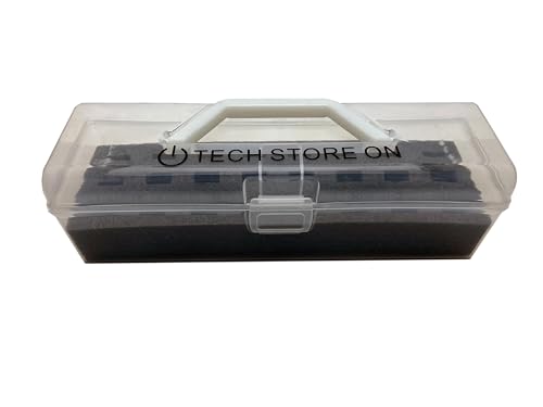Plastic USB Drive Organizer Case, 24 Slots with Handle - Image 4