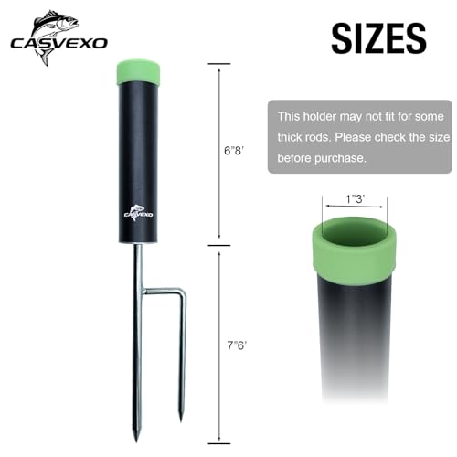 4 Pack Fishing Rod Holder, Aluminum Fishing Pole Holder - Image 4